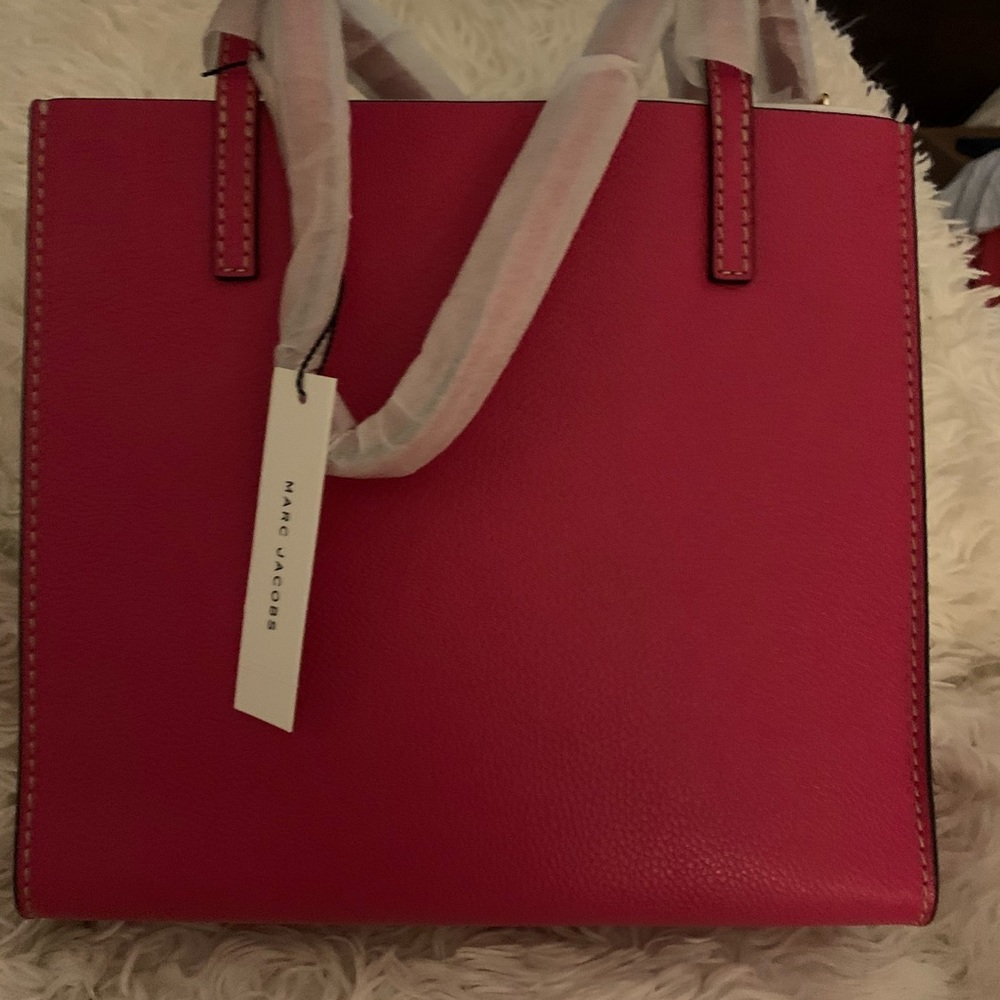 NWT Marc Jacobs the Grind T pocket peony tote - Picture 2 of 5